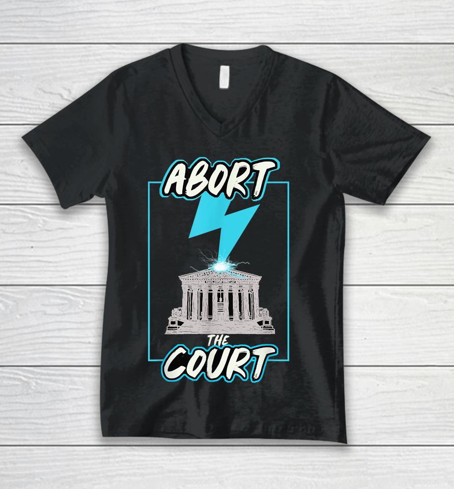 Abort The Supreme Court Unisex V-Neck T-Shirt