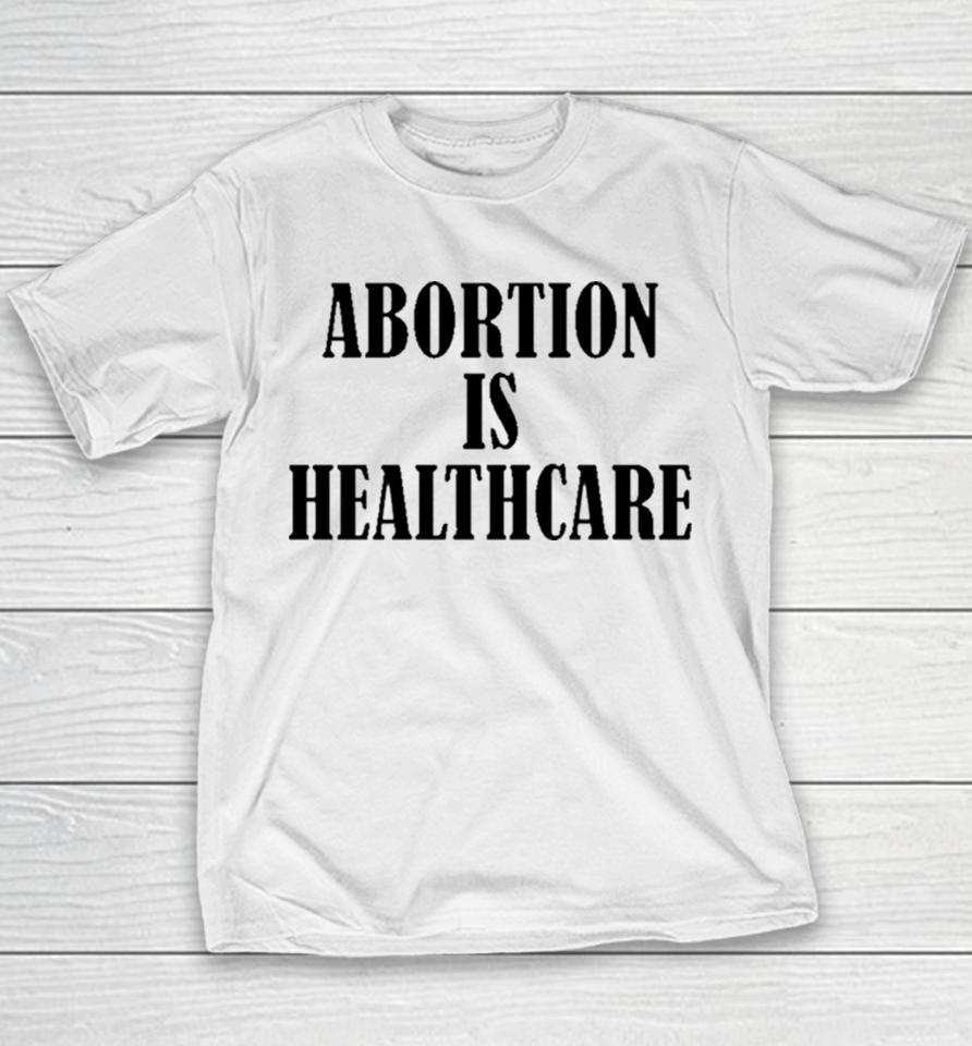 Abortion Is Healthcare Art Youth T-Shirt