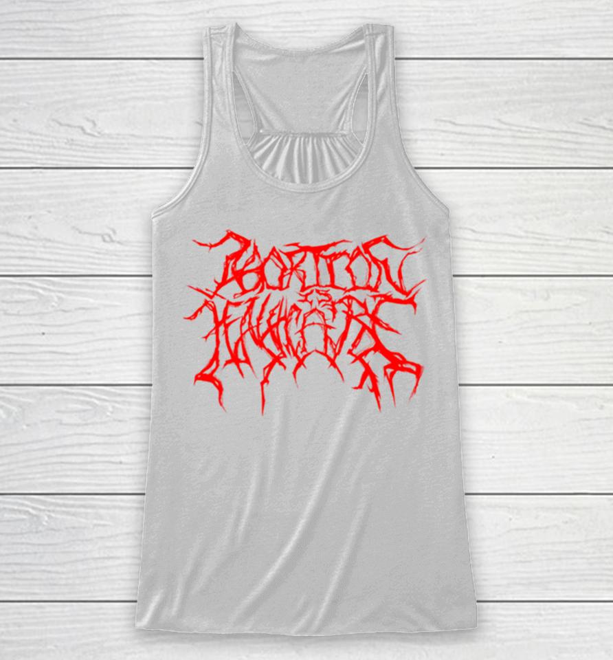 Abortion Is Healthcare But Make It Metal Racerback Tank