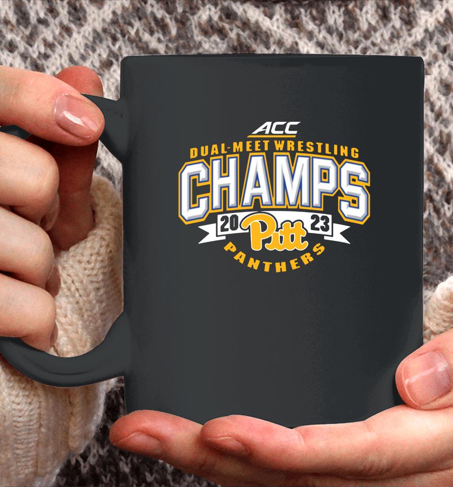 Acc Pitt Dual-Meet Wrestling Champs Coffee Mug