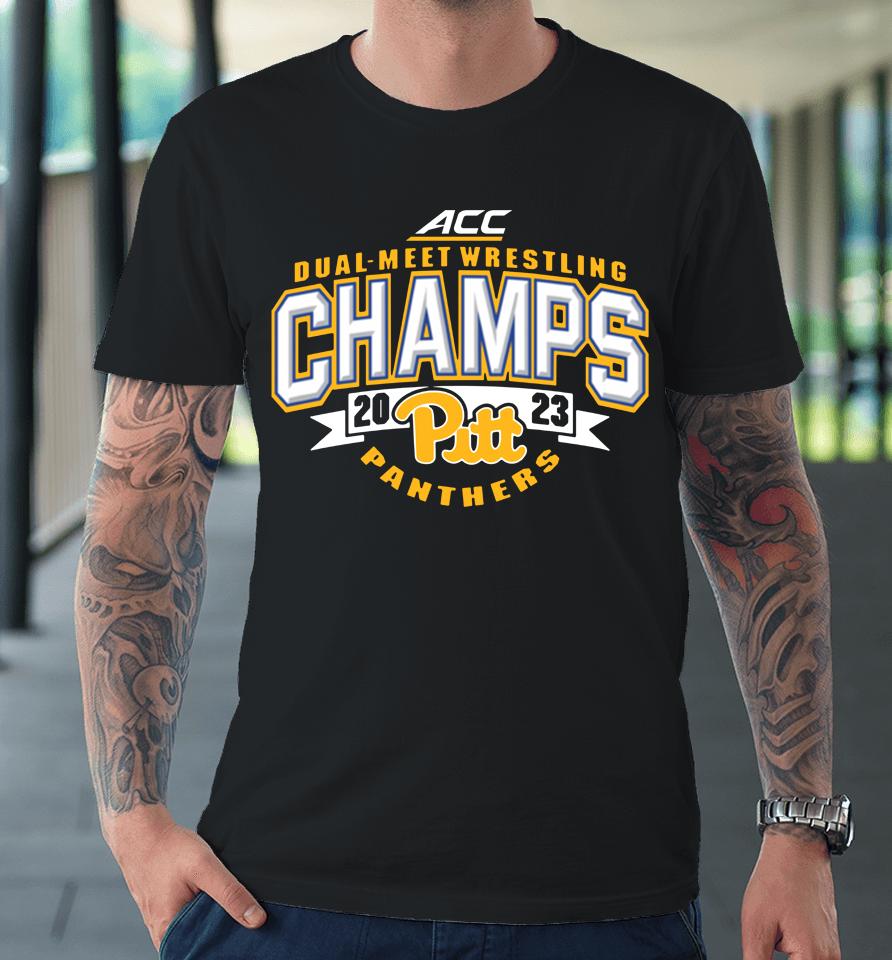 Acc Pitt Dual-Meet Wrestling Champs Premium T-Shirt