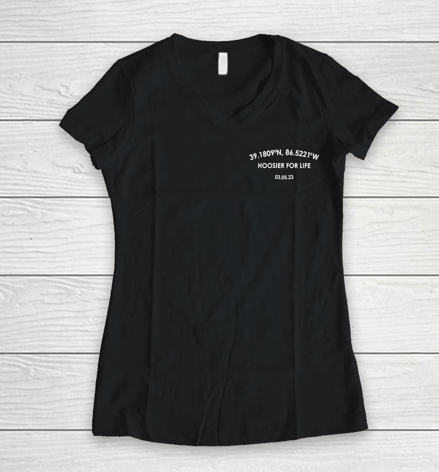 Accidentally Iconic Nathan Chilly Childress Senior Day Women V-Neck T-Shirt