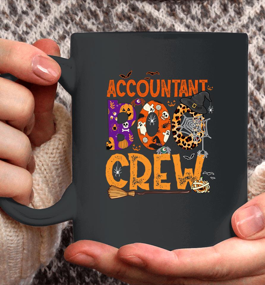 Accountant Boo Crew Halloween Costume Spooky Accountant Coffee Mug