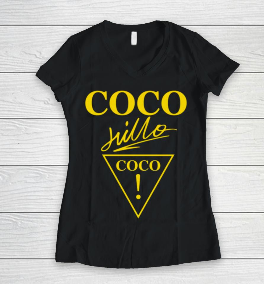 Action Bronson Wearing Cocodrillo Women V-Neck T-Shirt