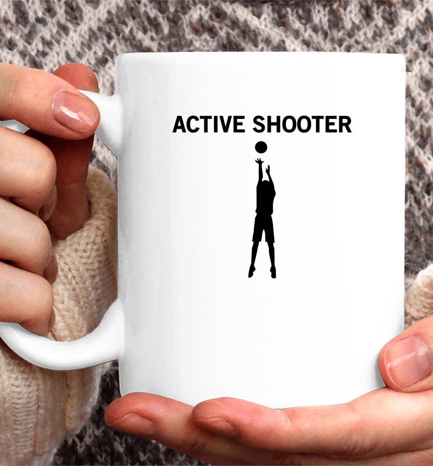 Active Shooter Basketball Lovers Coffee Mug