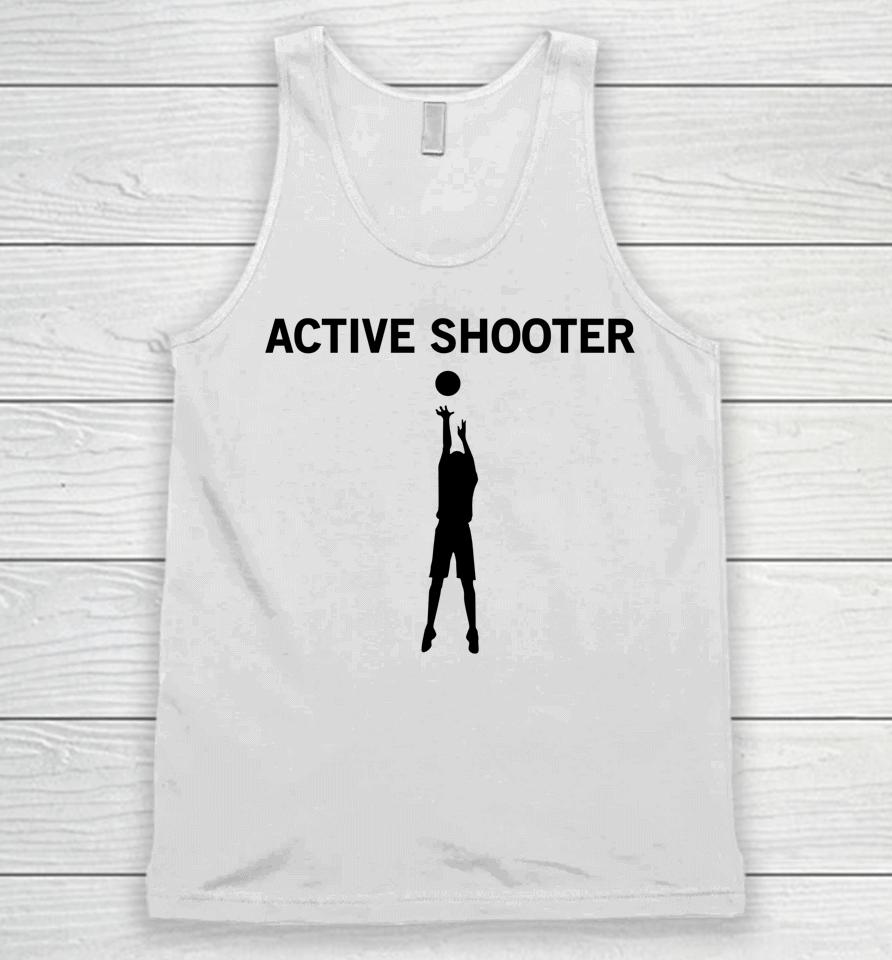 Active Shooter Basketball Lovers Unisex Tank Top