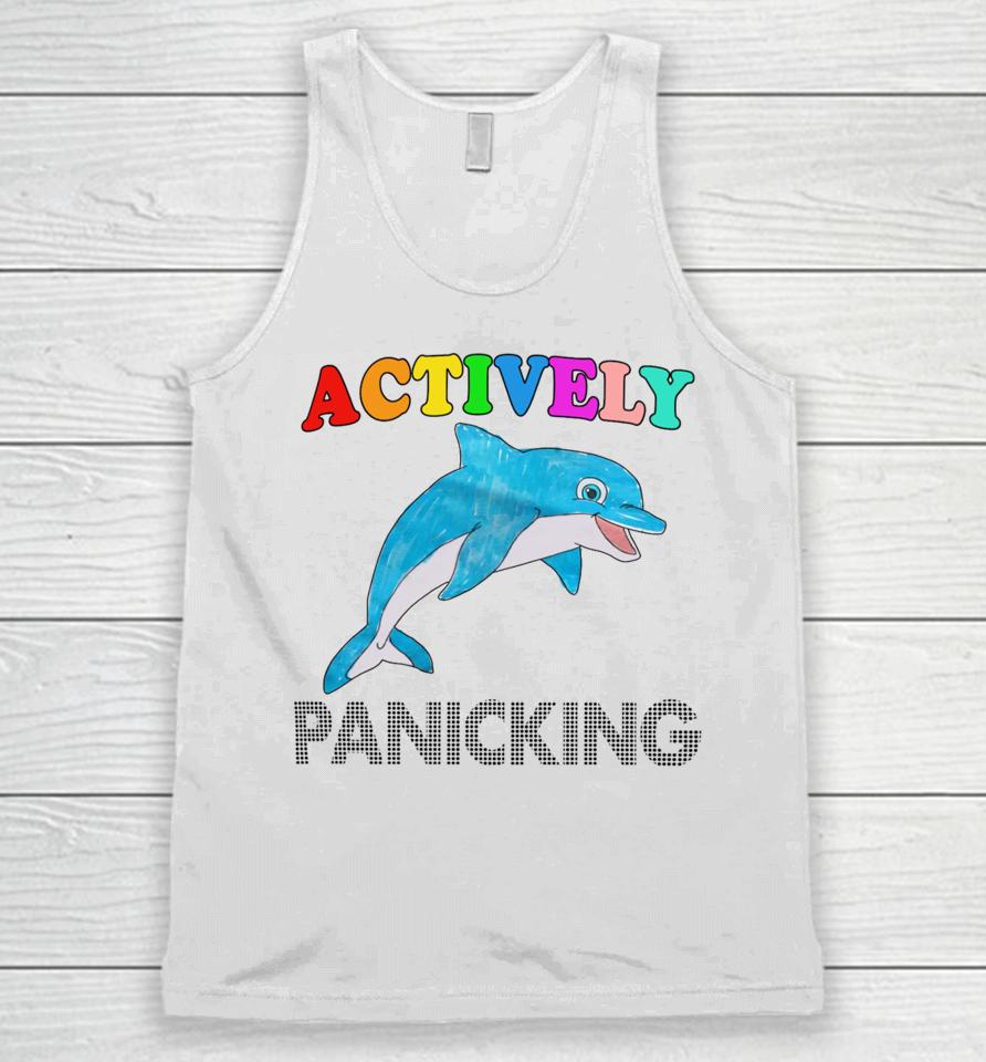 Actively Panicking Unisex Tank Top
