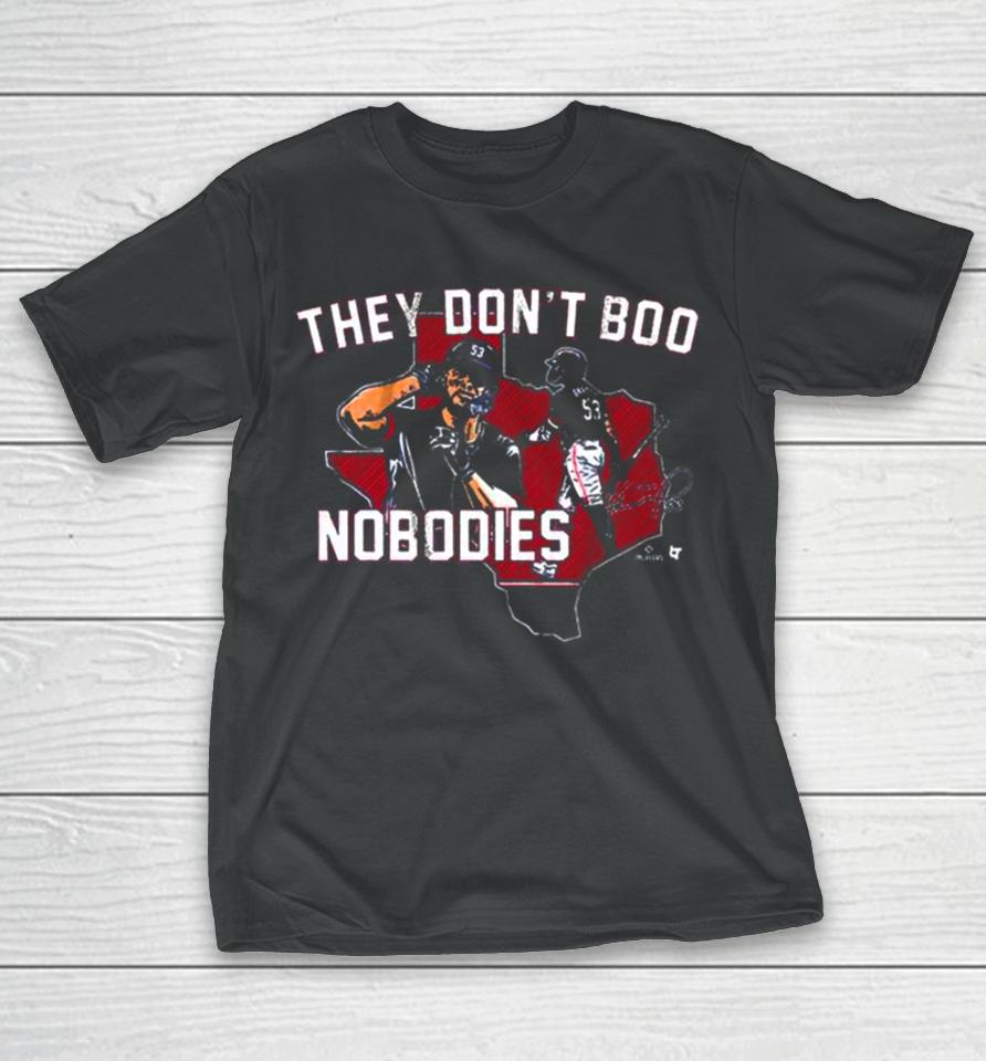 Adolis Garcia They Don’t Boo Nobodies Signature T-Shirt