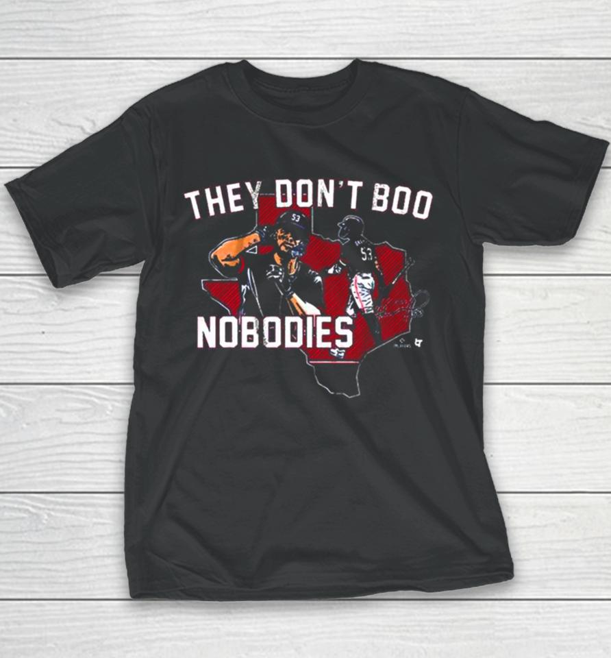 Adolis Garcia They Don’t Boo Nobodies Signature Youth T-Shirt