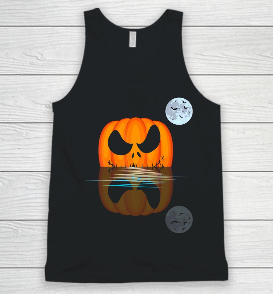 Adult Pumpkin Costume For Halloween Funny Scary Unisex Tank Top