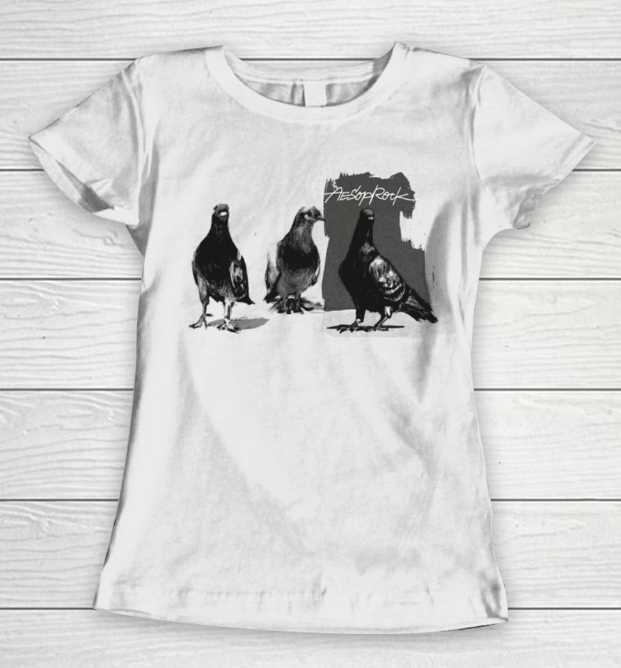 Aesop Rock Pigeonometry Women T-Shirt