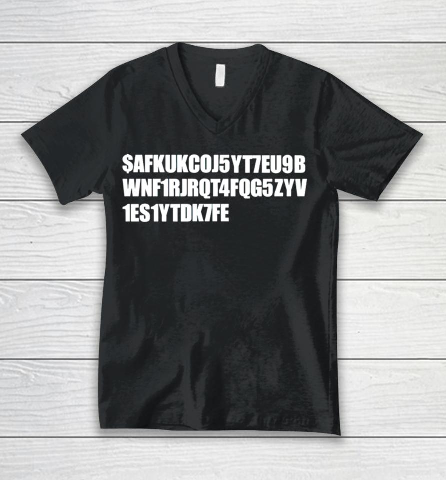 $Afkukcoj5Yt7Eu9B Funny Unisex V-Neck T-Shirt