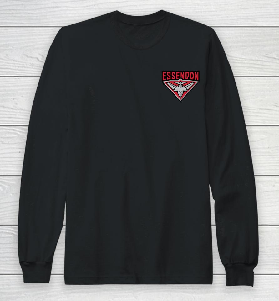 Afl Essendon Football Logo Long Sleeve T-Shirt