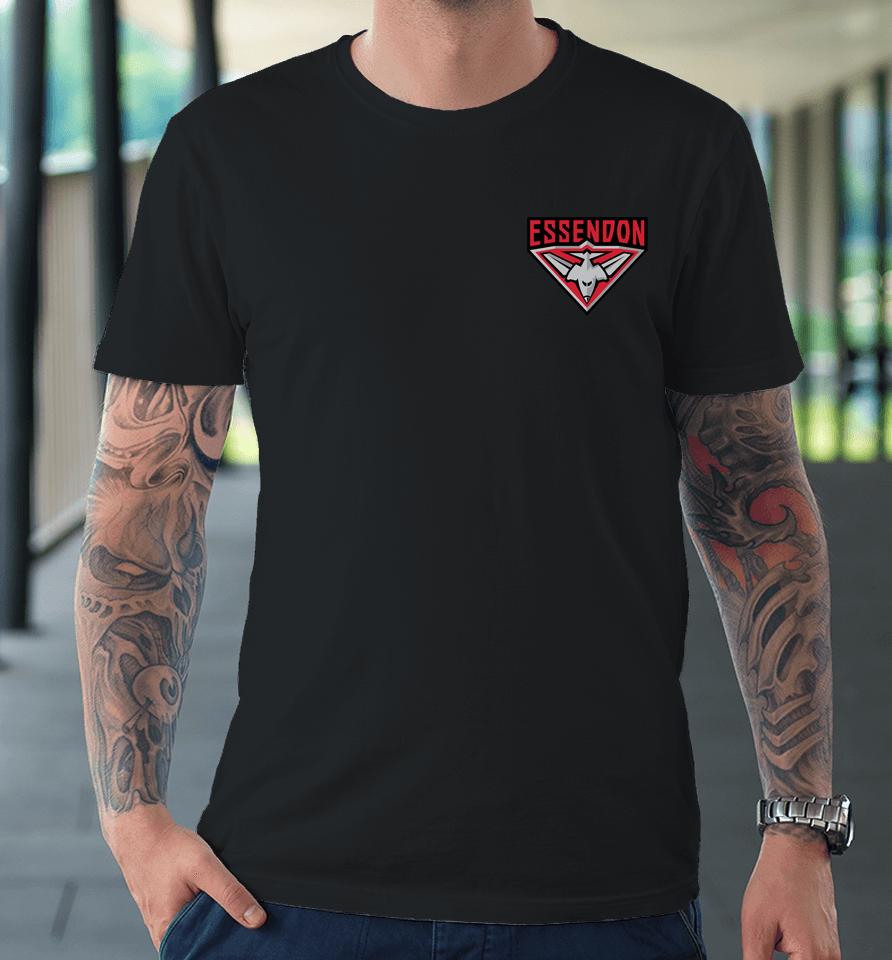 Afl Essendon Football Logo Premium T-Shirt
