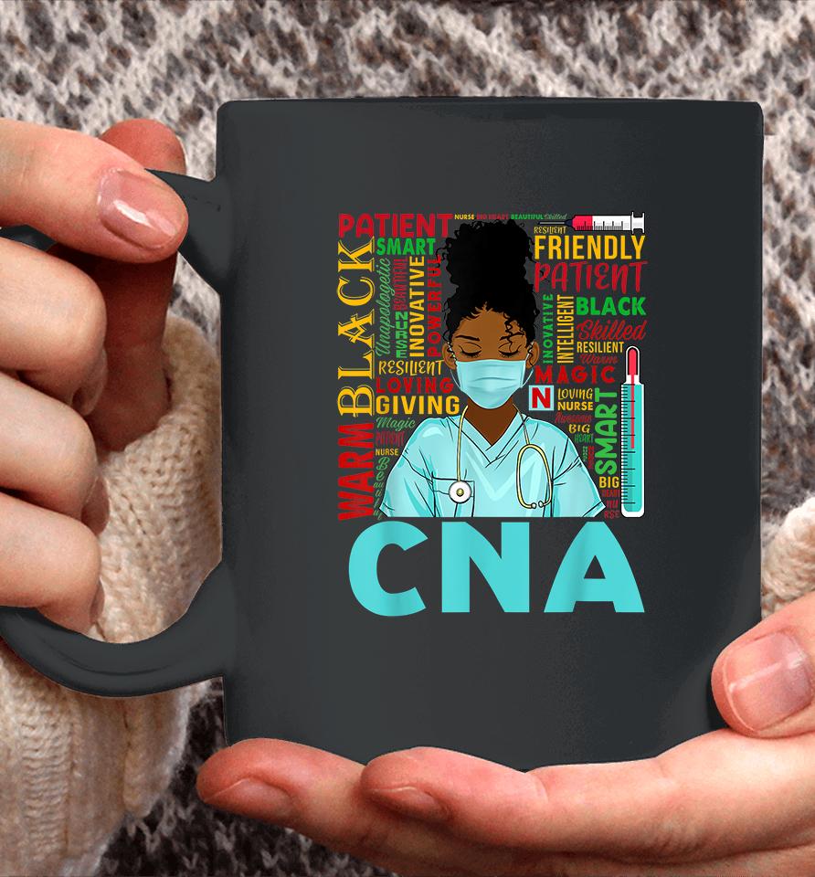 African American Women Black Cna Nurse Black History Month Coffee Mug