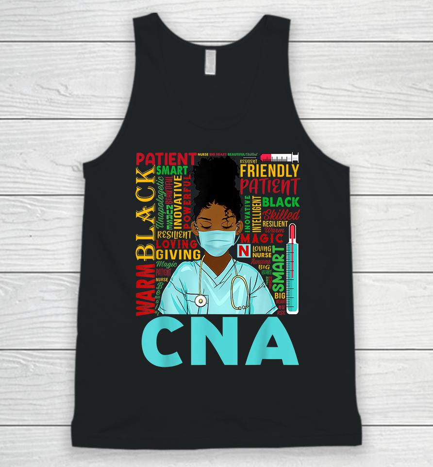 African American Women Black Cna Nurse Black History Month Unisex Tank Top