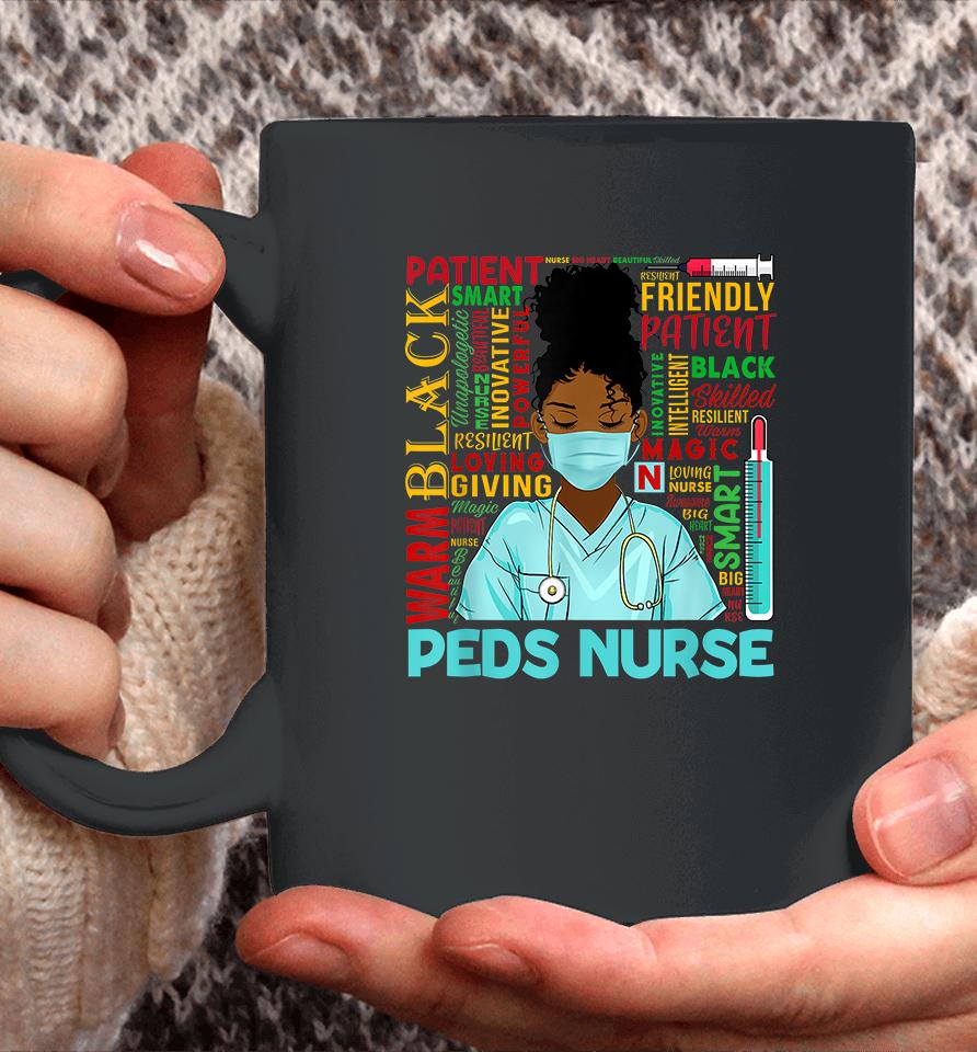 African American Women Black Peds Nurse Black History Month Coffee Mug