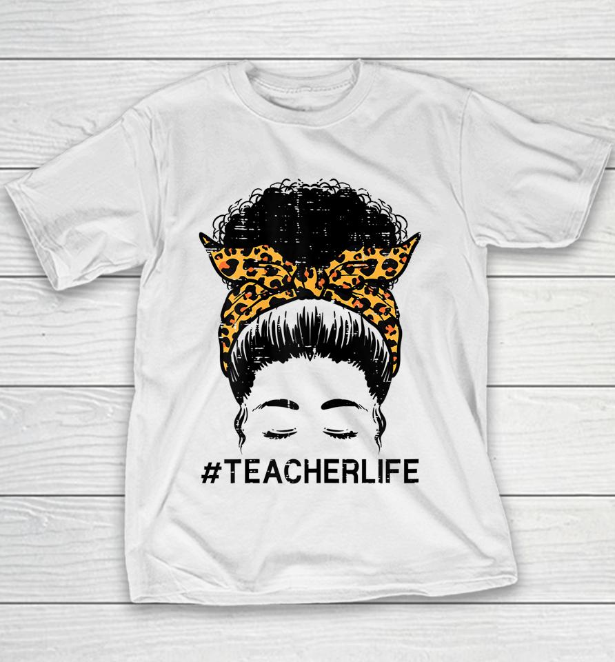 Afro Black Melanin Teacher First Day Back To School Women Youth T-Shirt