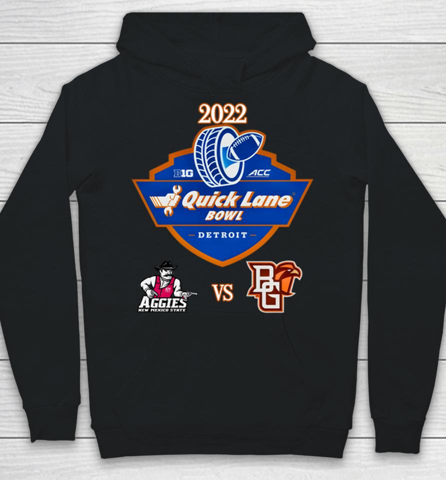 Aggies Of New Mexico Vs Falcons Of Bowling Green Ohio 2022 Quick Lane Bowl Hoodie