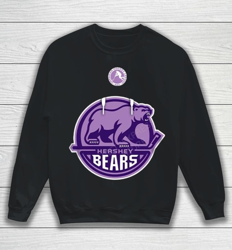Ahl Hershey Bears Black Hockey Fights 2024 Sweatshirt
