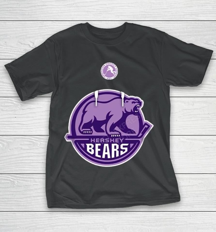 Ahl Hershey Bears Black Hockey Fights 2024 T-Shirt