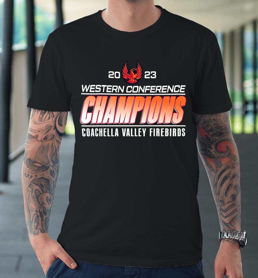 Ahl Store Coachella Valley 2023 Western Conference Champions Premium T-Shirt