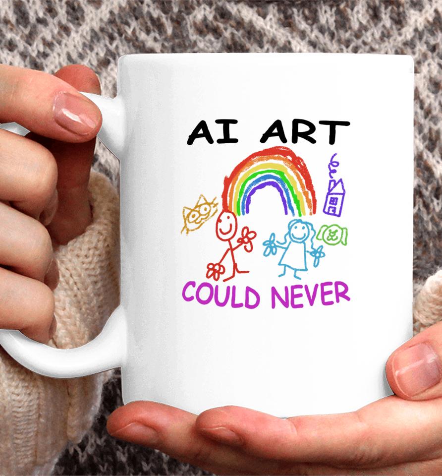 Ai Art Could Never Coffee Mug