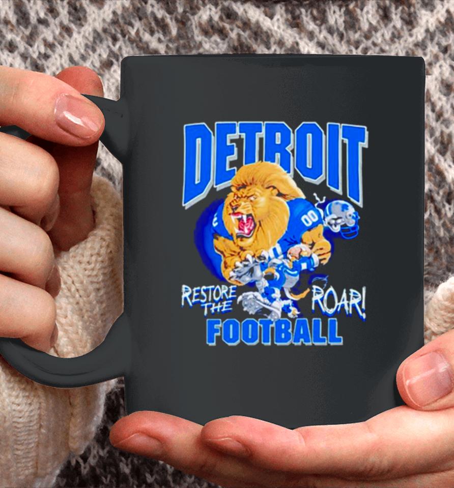 Aidan Hutchinson Restore The Roar Detroit Lions Football Coffee Mug