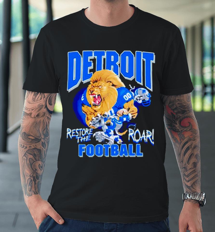 Aidan Hutchinson Restore The Roar Detroit Lions Football Premium T-Shirt