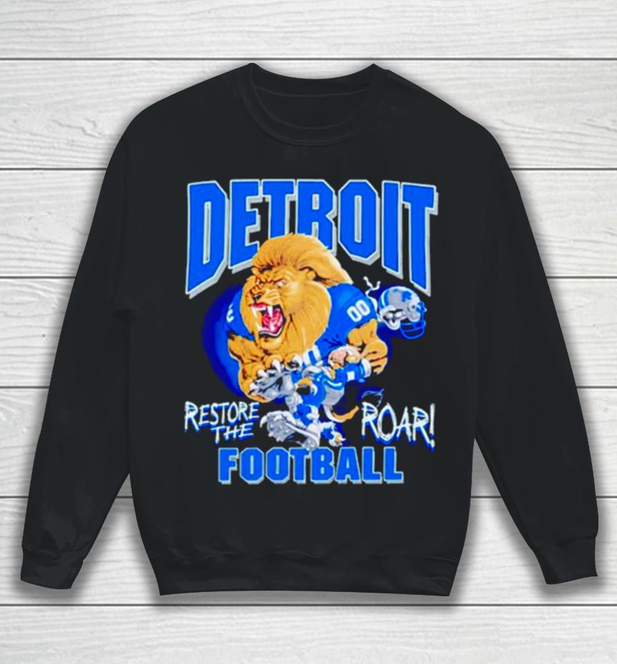 Aidan Hutchinson Restore The Roar Detroit Lions Football Sweatshirt