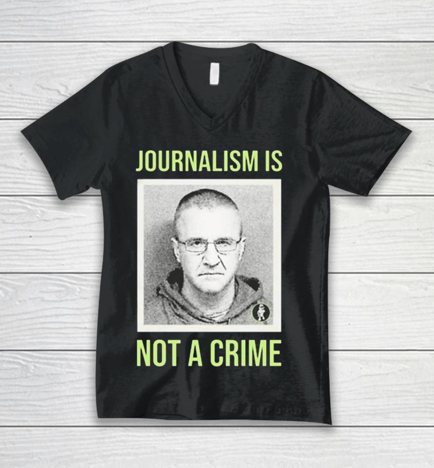 Aidan Kearney Journalism Is Not A Crime Unisex V-Neck T-Shirt