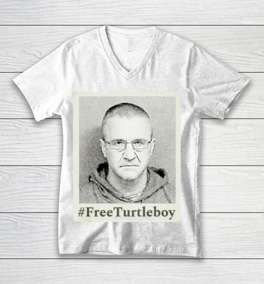 Aidan Kearney Mugshot Polaroid Free Turtleboy Unisex V-Neck T-Shirt
