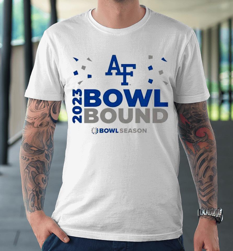 Air Force Falcons 2023 Bowl Bound Bow Season Logo Premium T-Shirt