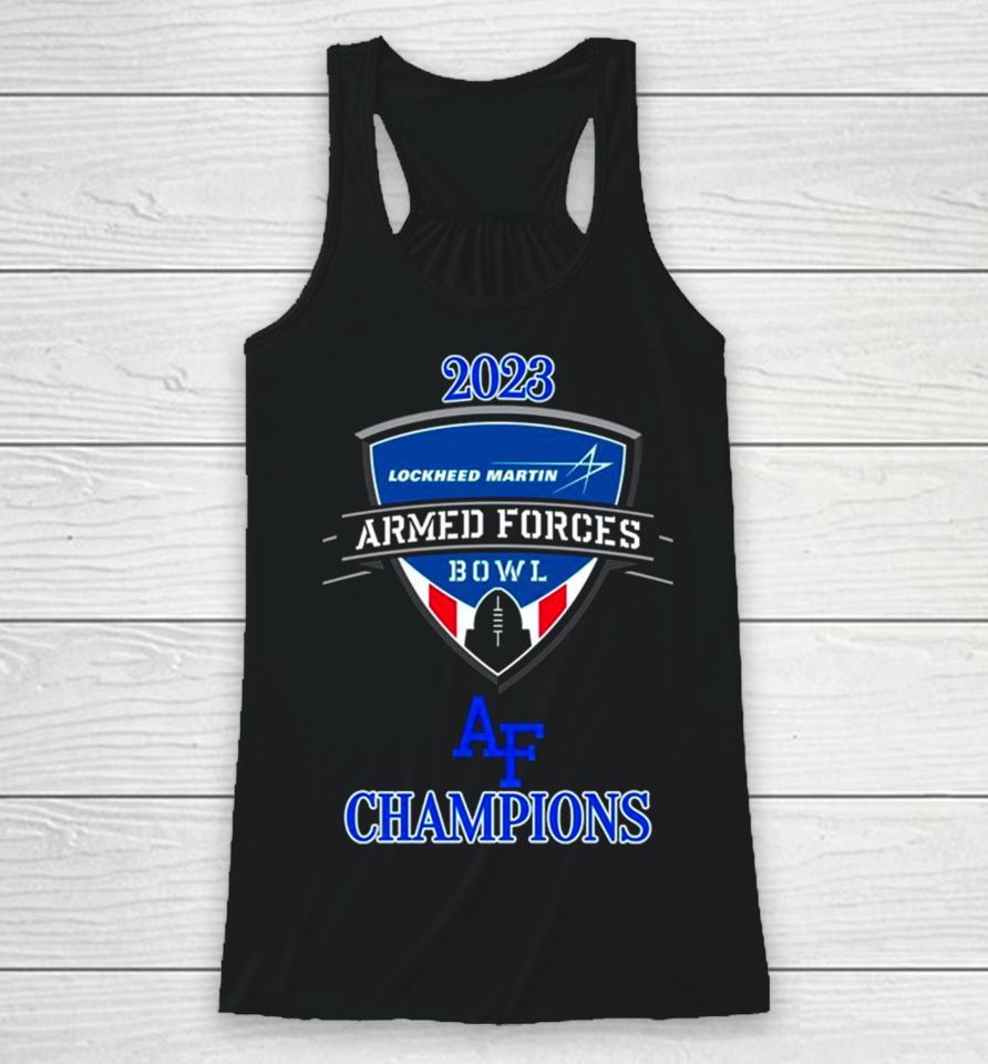 Air Force Falcons 2023 Lockheed Martin Armed Forces Bowl Champions Racerback Tank