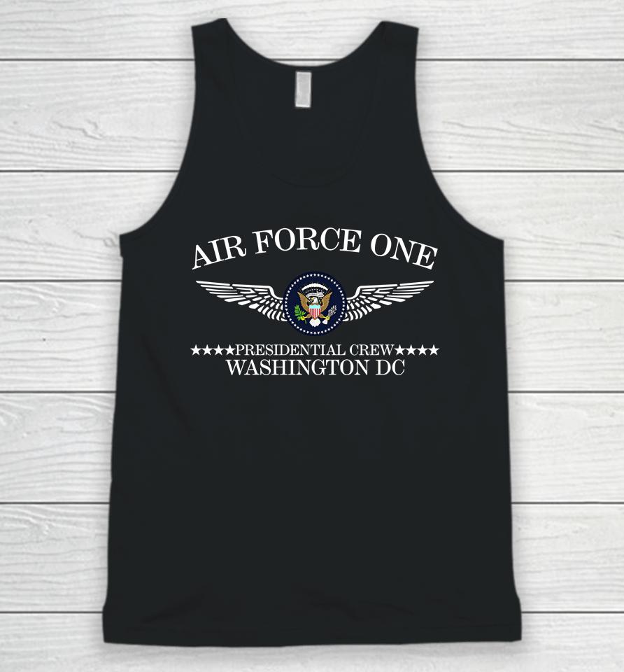 Air Force One Presidential Crew Washington Dc Unisex Tank Top