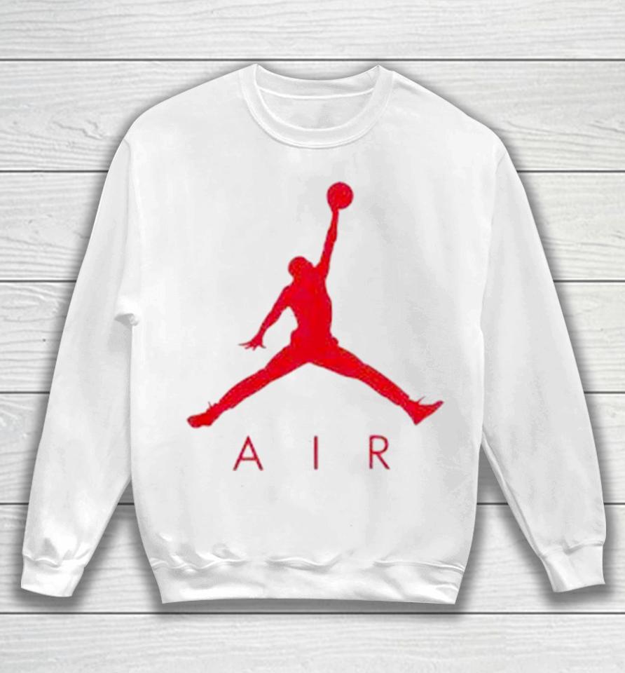 Air Jordan 1 Match Jordan Jumpman Red Logo Sweatshirt