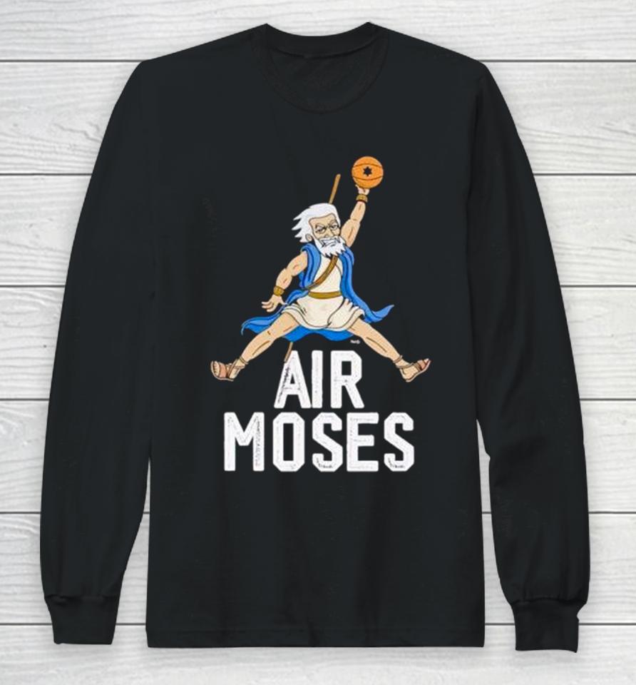 Air Moses Mascot Basketball Long Sleeve T-Shirt