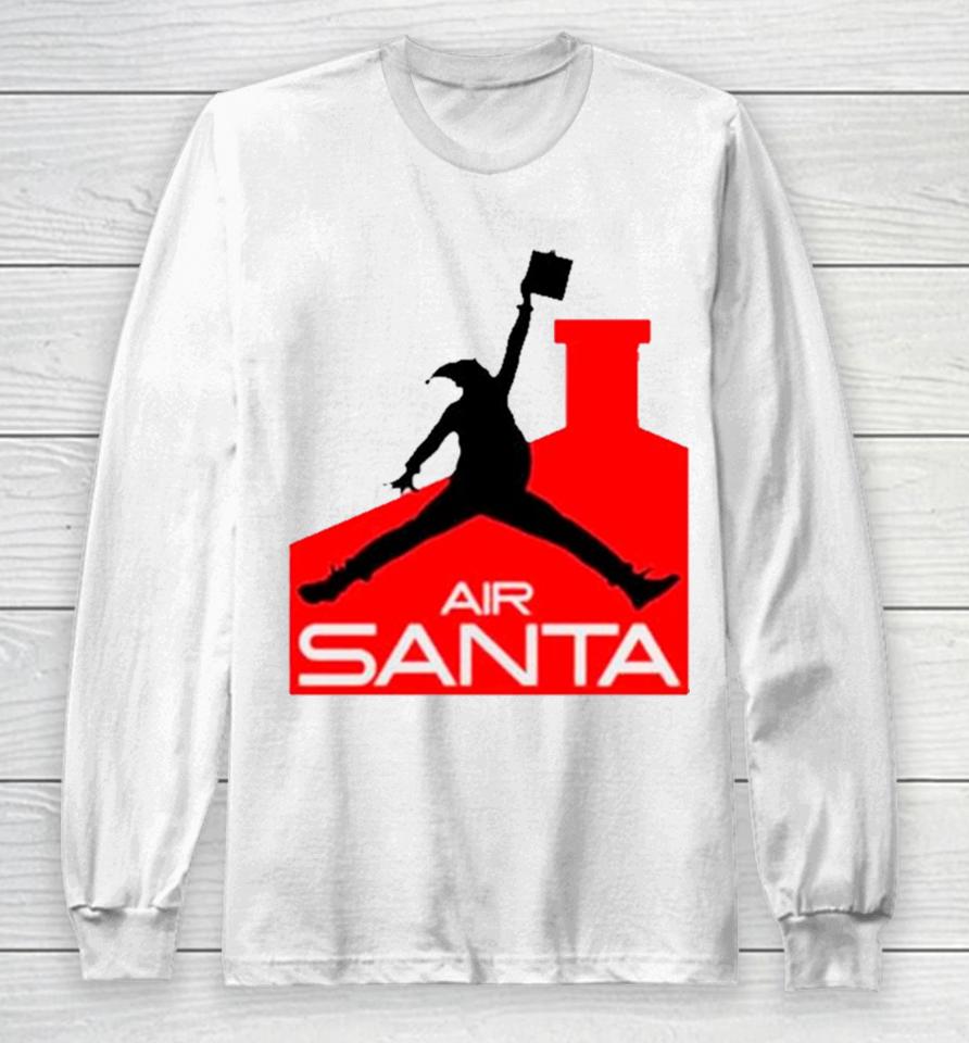 Air Santa Funny Christmas Long Sleeve T-Shirt