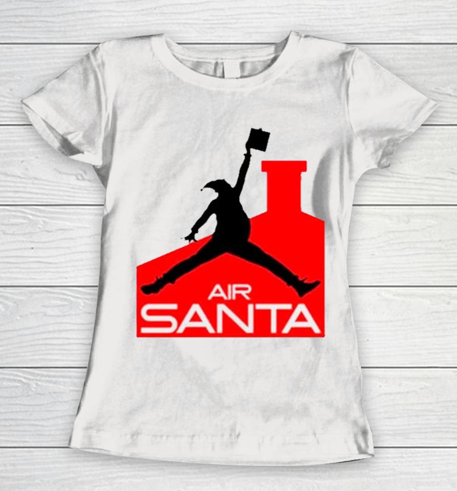 Air Santa Funny Christmas Women T-Shirt