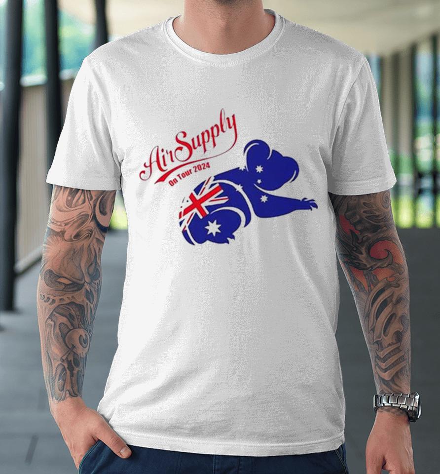 Air Supply Music Air Supply 2024 Tour Koala Premium T-Shirt