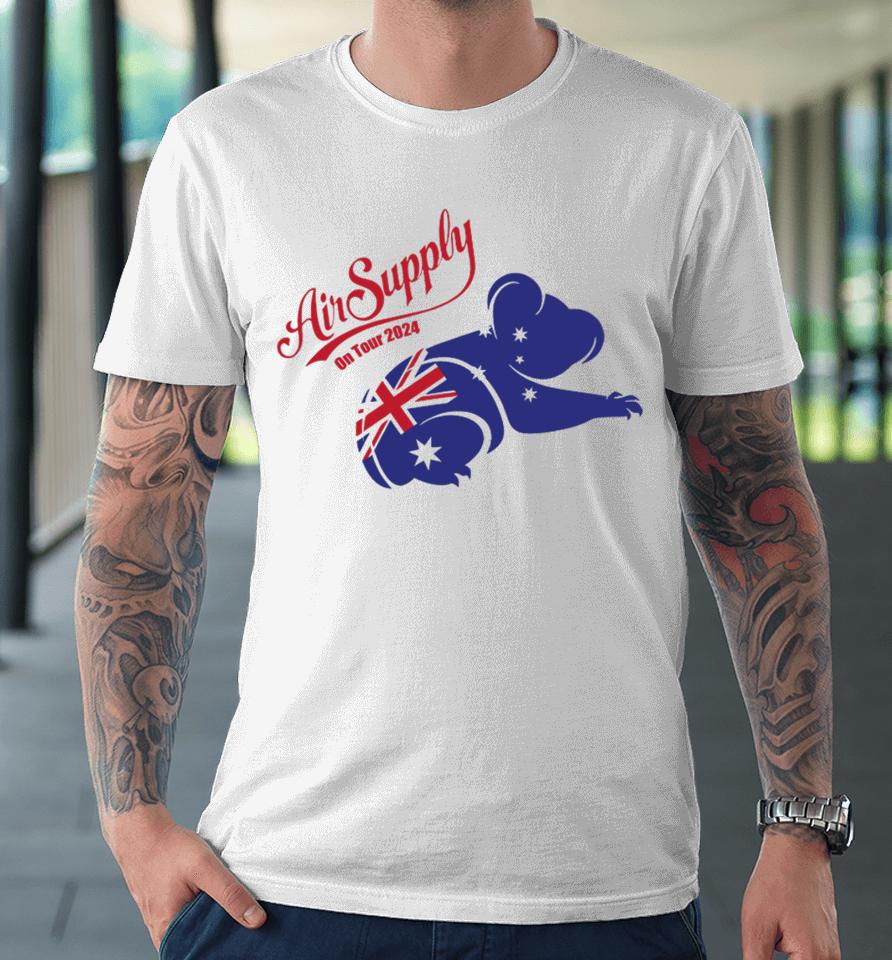 Air Supply Music Air Supply 2024 Tour Koala Premium T-Shirt