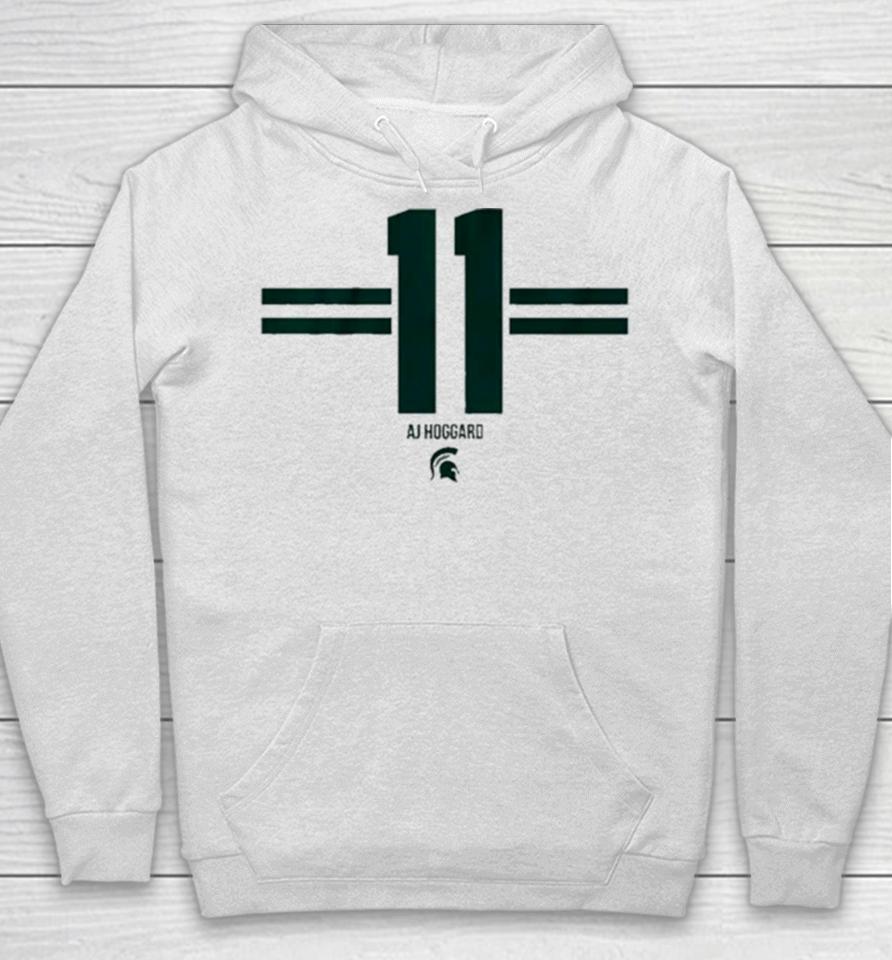 Aj Hoggard Number 11 Michigan State Spartans Sweatshirts Hoodie