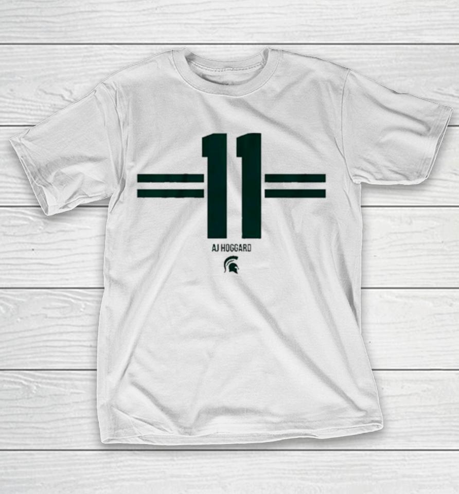 Aj Hoggard Number 11 Michigan State Spartans Sweatshirts T-Shirt
