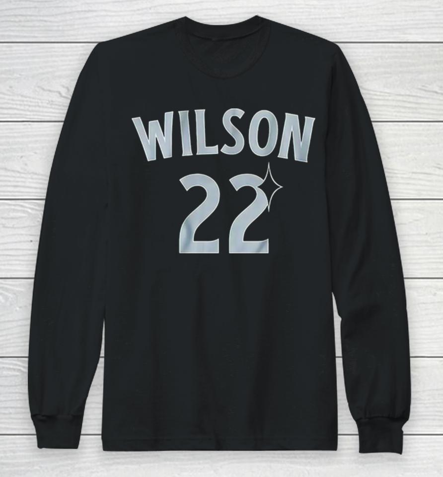 A’ja Wilson Las Vegas Aces Number 22 Long Sleeve T-Shirt