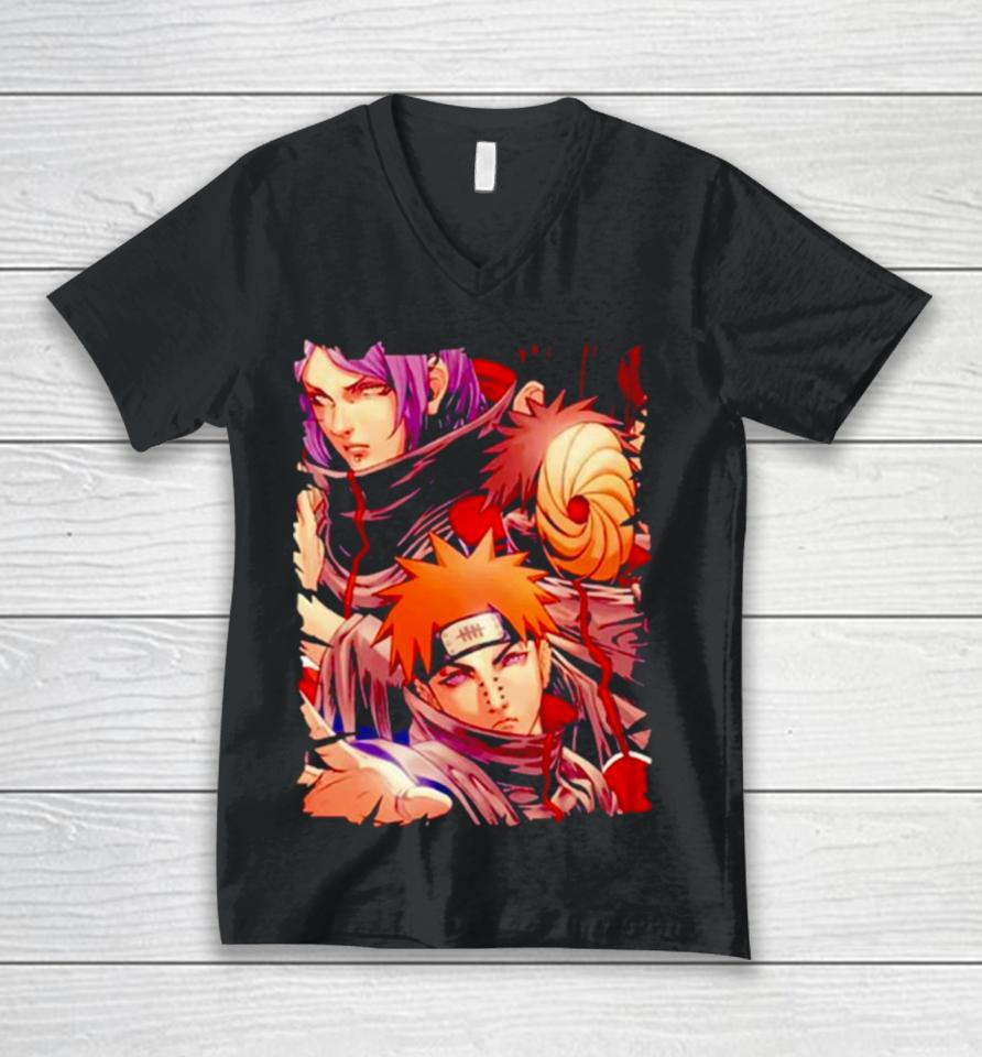 Akatsuki Merch Vtg Anime Unisex V-Neck T-Shirt