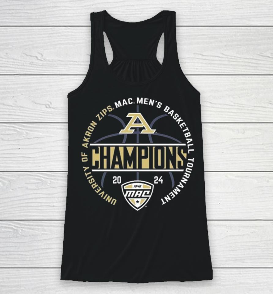 Akron Zips 2024 Mac Men’s Basketball Conference Tournament Champions Racerback Tank