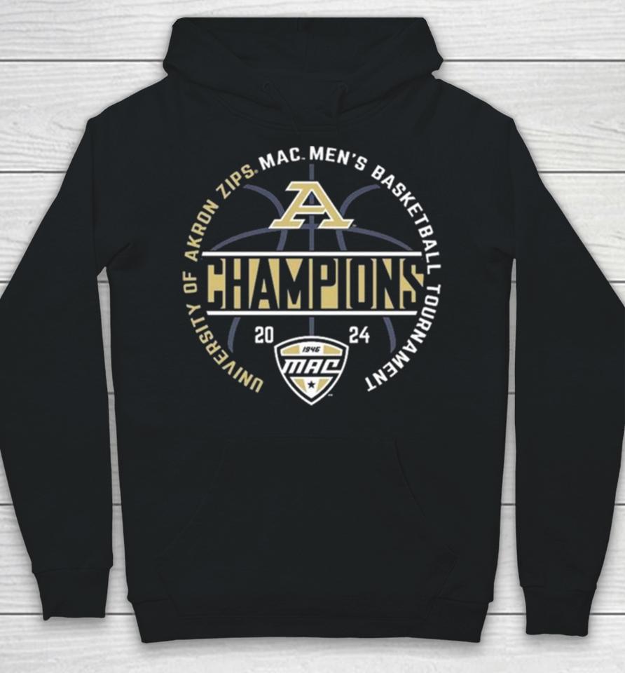Akron Zips 2024 Mac Men’s Basketball Conference Tournament Champions Hoodie