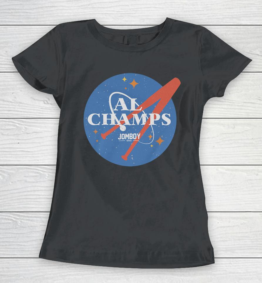 Al Champs Jomboy Media Space City Women T-Shirt