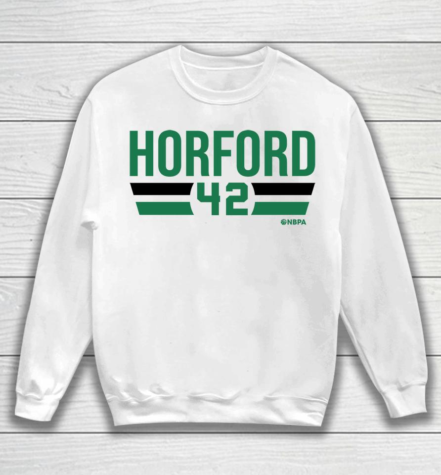 Al Horford Boston Font Nbpa Sweatshirt