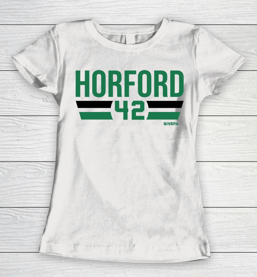 Al Horford Boston Font Nbpa Women T-Shirt